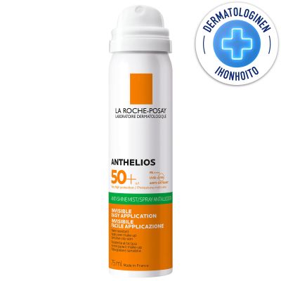 LRP Anthelios Anti-Shine Mist SPF50+ aurinkosuojasuihke 75 ml