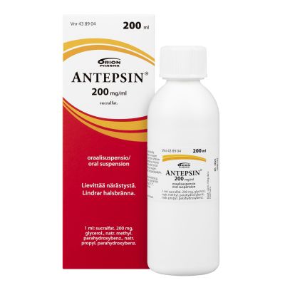 ANTEPSIN oraalisuspensio 200 mg/ml 200 ml