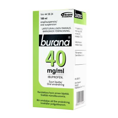 BURANA oraalisuspensio 40 mg/ml 100 ml