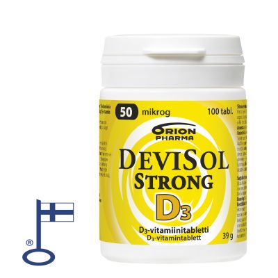 DEVISOL STRONG 50 MIKROG IMESKELYTABLETTI 100 TABL