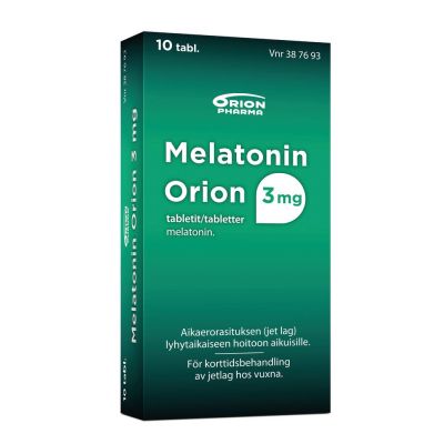 MELATONIN ORION tabletti 3 mg 10 fol