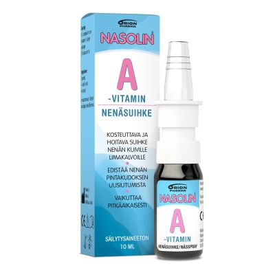 NASOLIN A-VITAMIN NENÄSUIHKE 10 ml