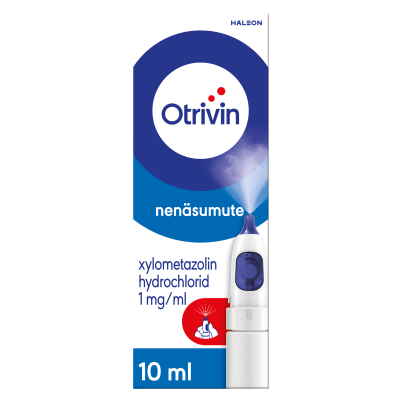 OTRIVIN SÄILYTYSAINEETON nenäsumute, liuos 1 mg/ml 10 ml