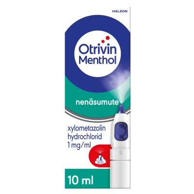 OTRIVIN MENTHOL SÄILYTYSAINEETON nenäsumute, liuos 1 mg/ml 10 ml