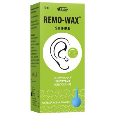 REMO-WAX KORVASUIHKE + PUMPPU 10 ML