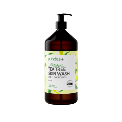 Puhdas+ Tea tree skinwash lemongrass 1000 ml