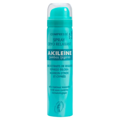 Akileine Cryo-Relaxing Spray suihke turvonneille jaloille 75 ml