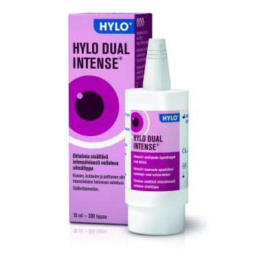 HYLO Dual Intense hyaluronihappo 2,0 mg/ml + ektoiini 20 mg/ml 10 ml