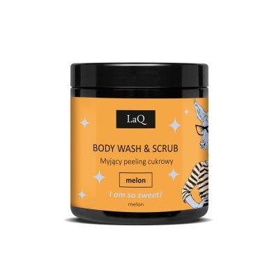 LaQ Meloni Pesu- ja kuorinta Wash and Scrub 220 g